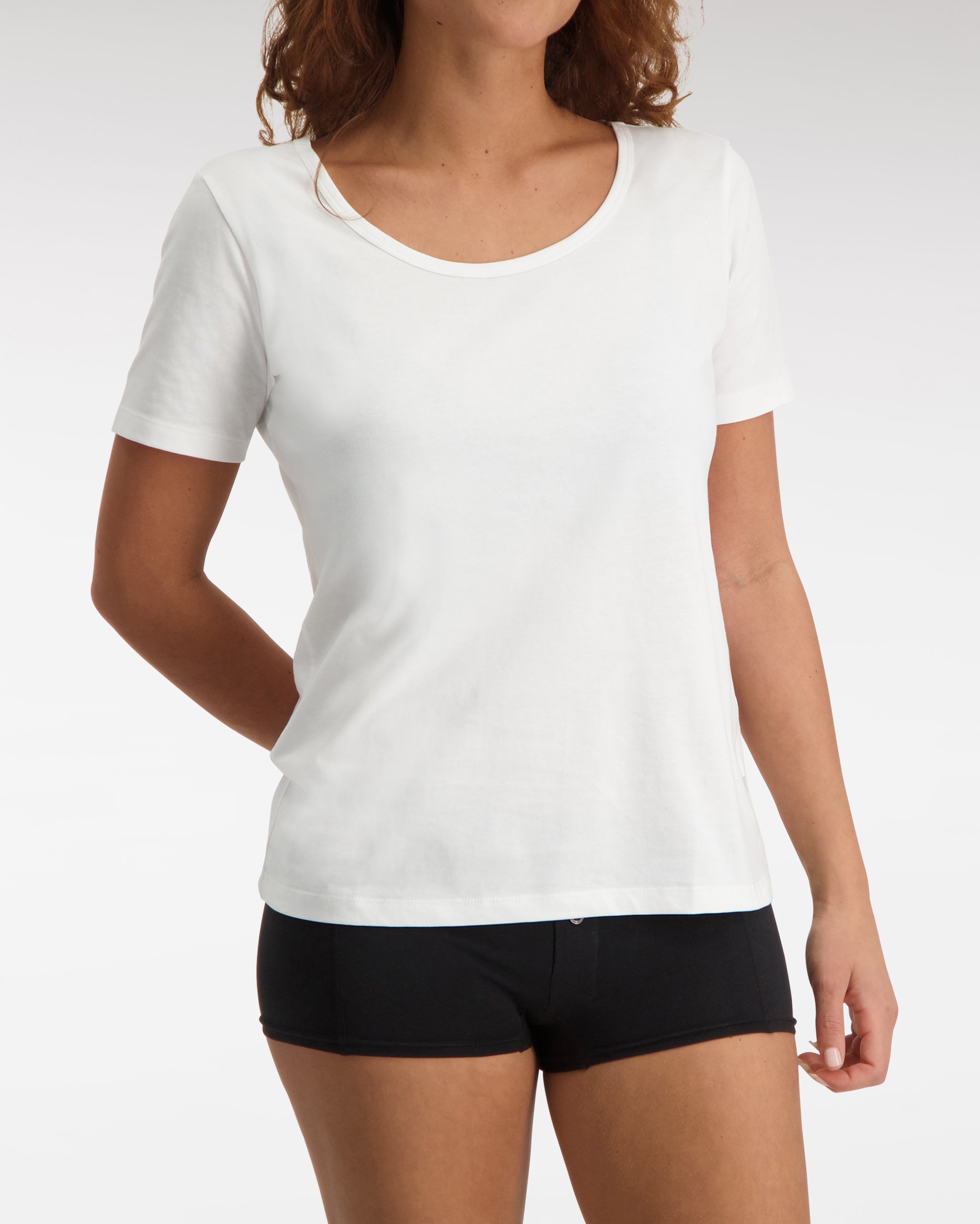 Loose Fit R Neck T shirt SS