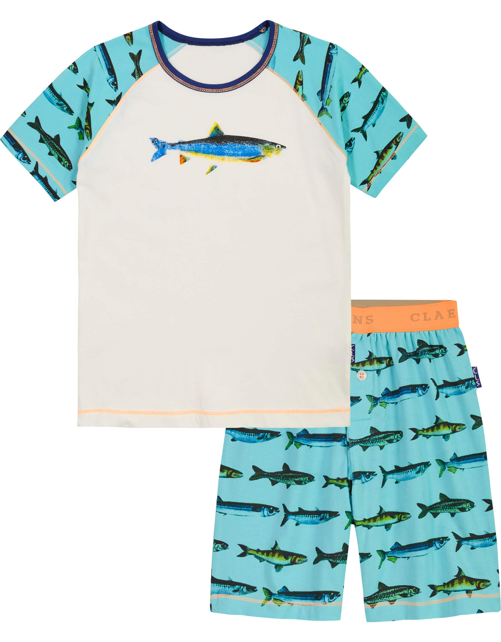 Pyjama Kort Fish
