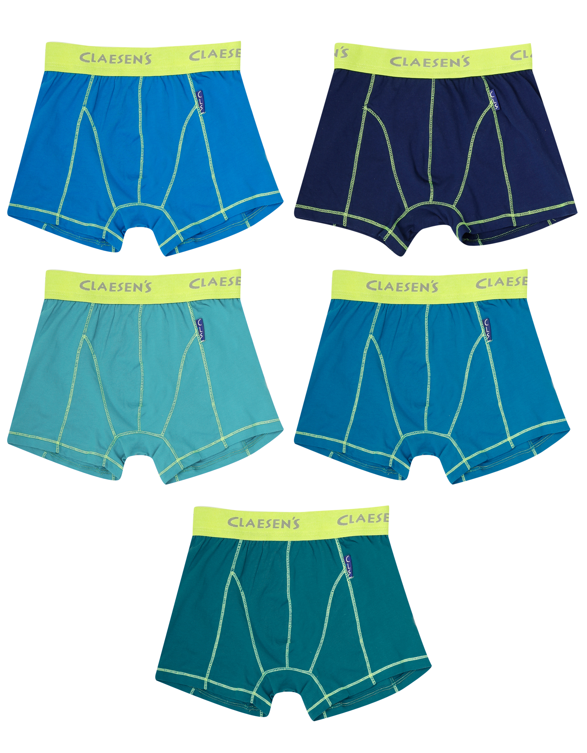 Boxershorts 5-pack Solid