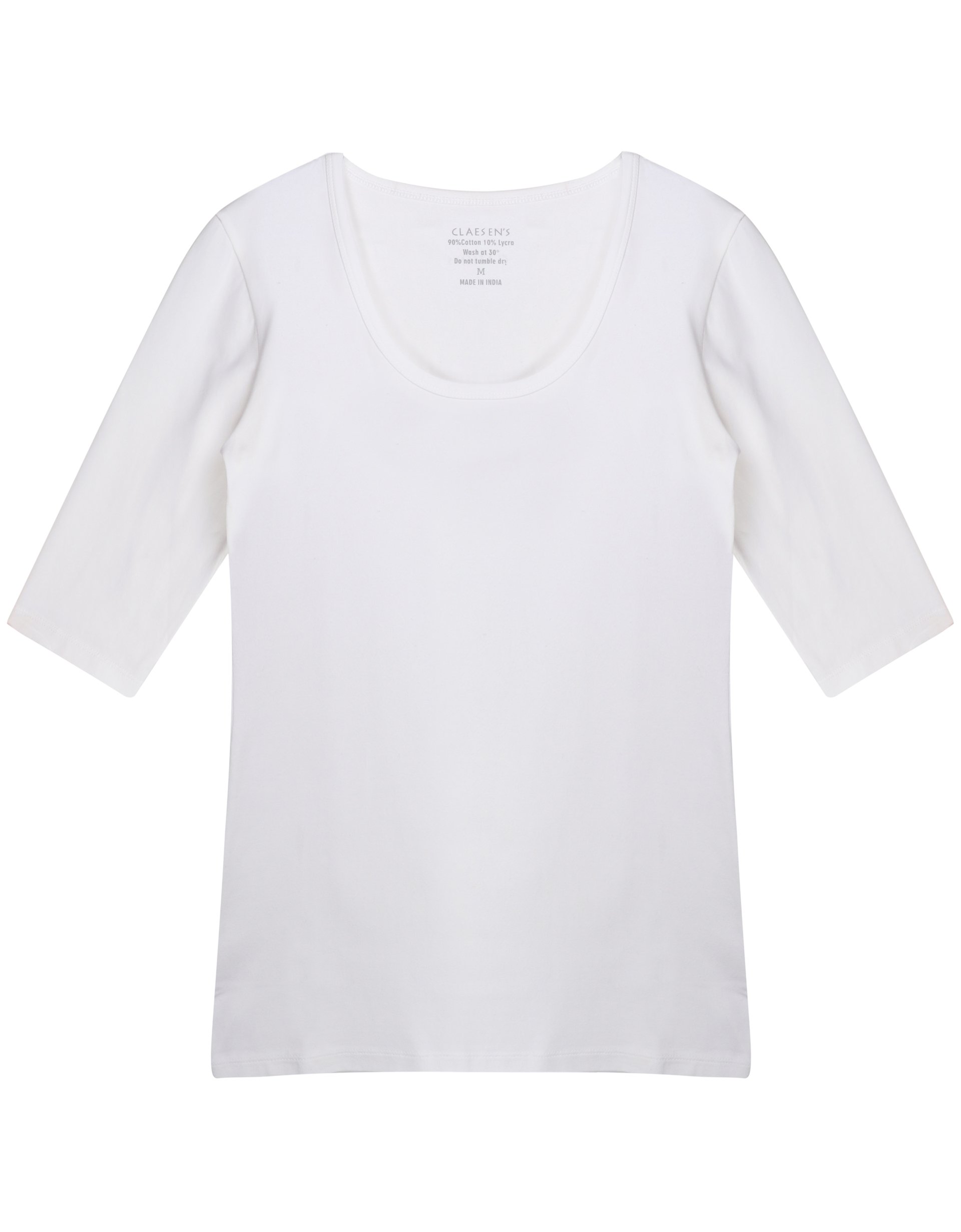 3/4 Sleeve R-Neck T-Shirt 